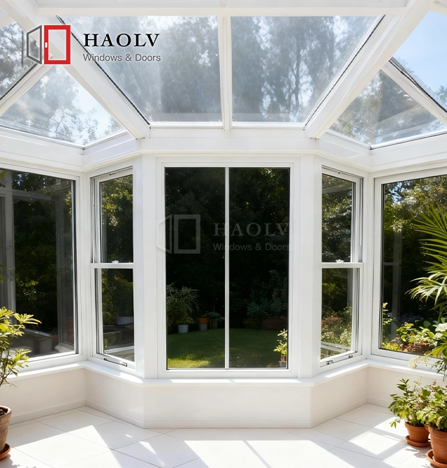 Architectural Corner Window UPVC